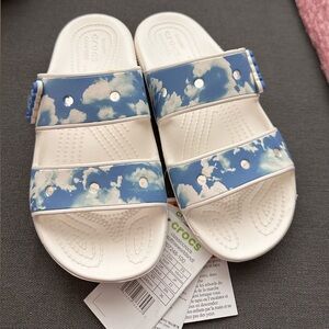 Unisex classic crocs sandal out of this world cloud design